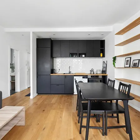 Charming Appt - 1bd-2p - Near Canal Saint Martin דירה